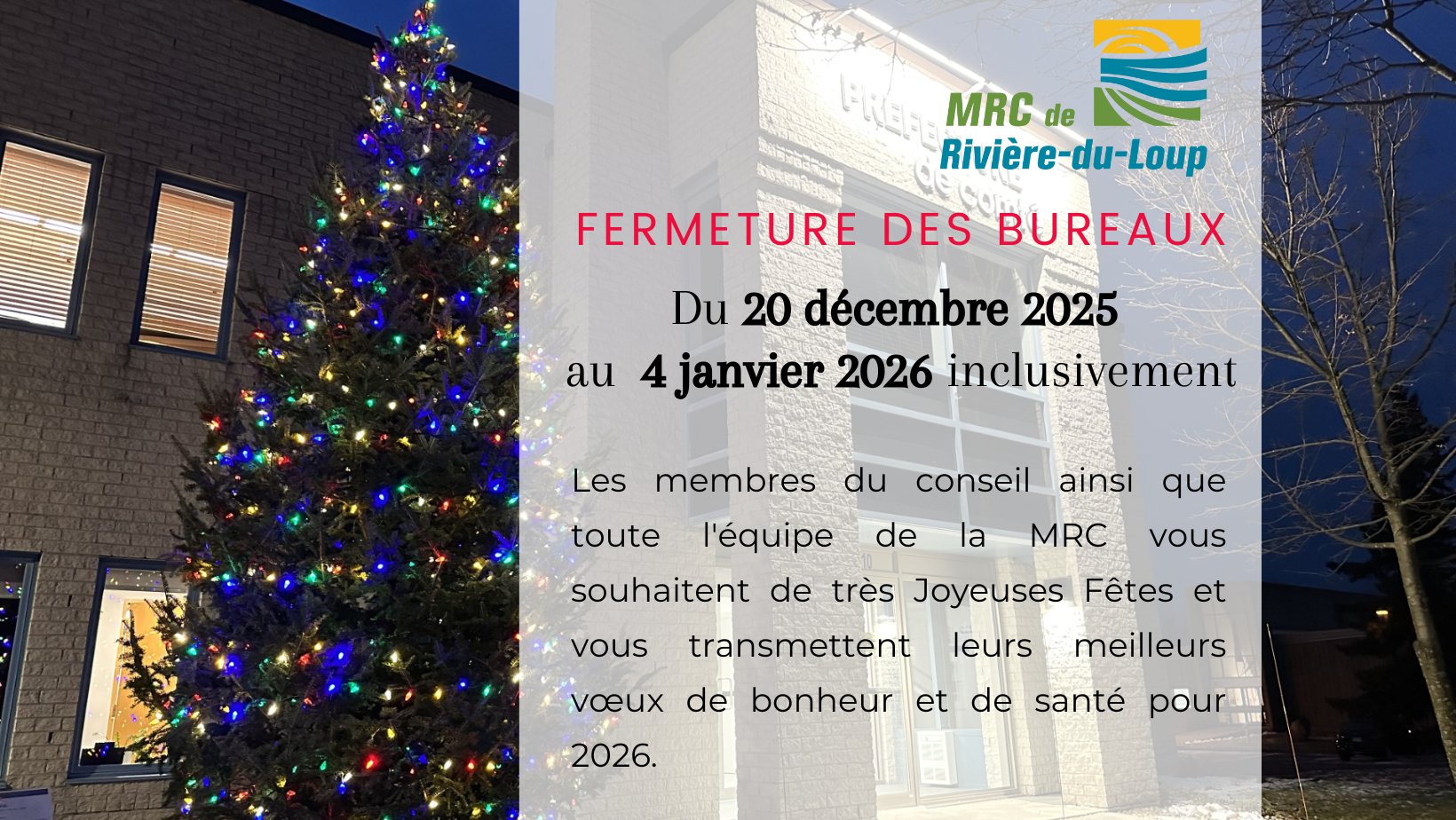 Annonce fête 2025
