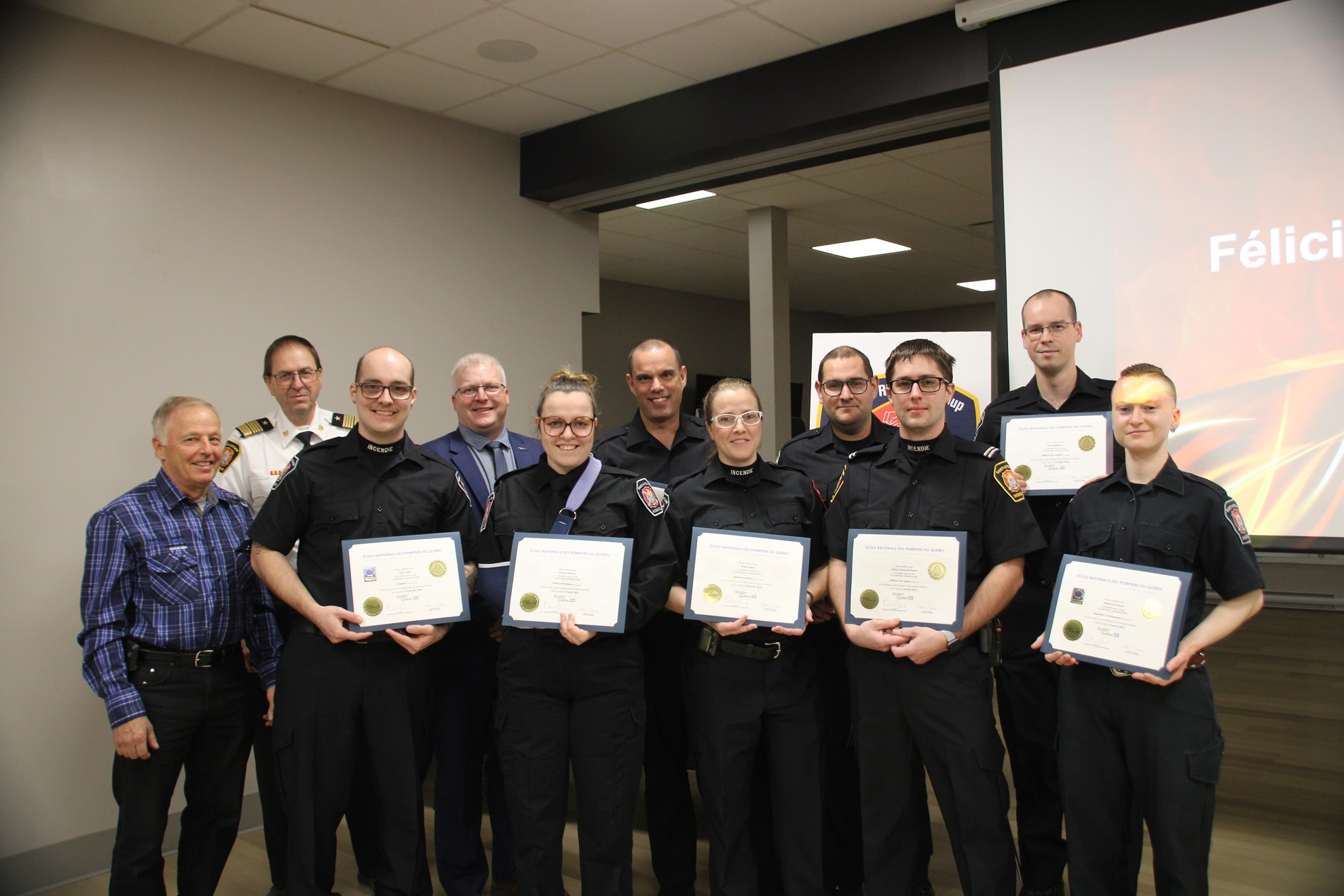 diplomation pompiers photo 1